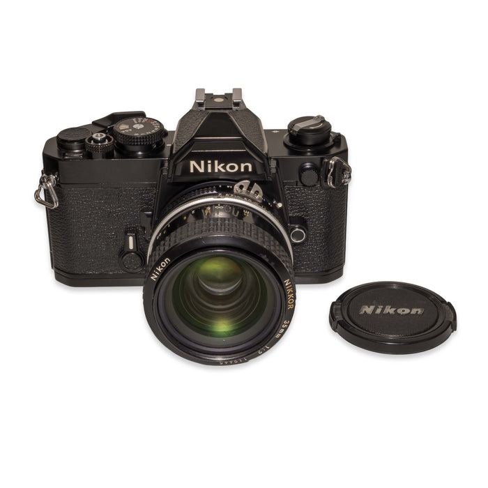 Nikon FM Black + Nikkor 35mm f/2