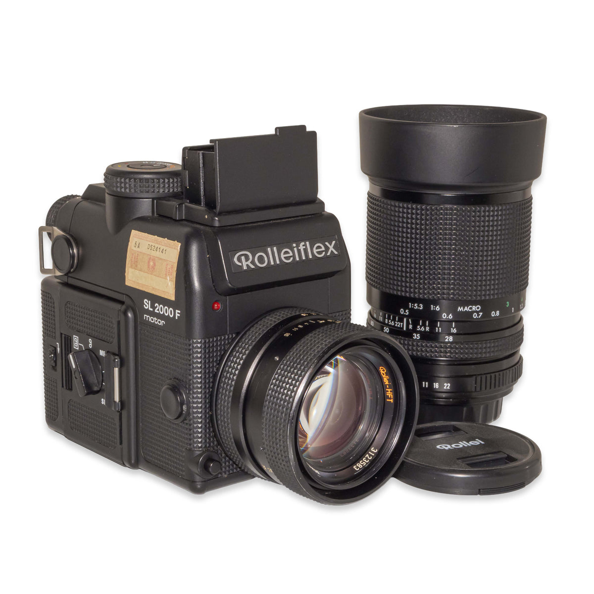美品！！ローライフレックス　Rolleiflex SL 2000 F moter Rolleiflex SL 2000 F motor + 2 Obiettivi — Foto Ottica Cavour