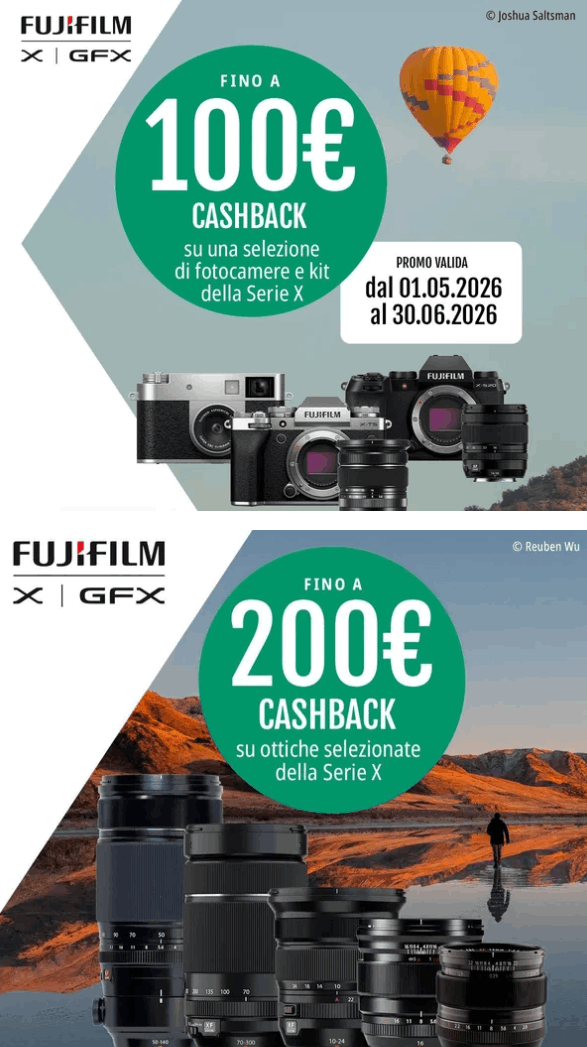 Fujifilm Summer Cashback