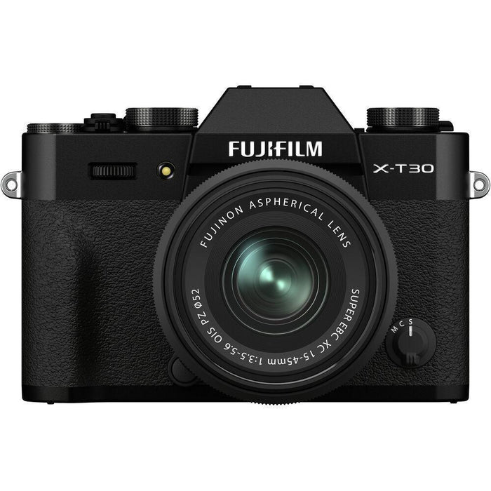 Fujifilm X-T30 II, Black + Fujifilm FUJINON XC 15-45mm f/3.5-5.6 OIS PZ - Foto Ottica Cavour