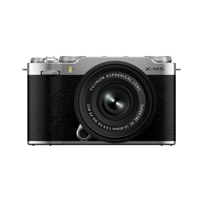 Fujifilm X-M5, Silver + XC 15-45mm f/3.5-5.6 OIS PZ