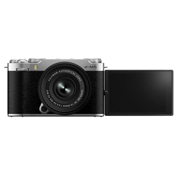 Fujifilm X-M5, Silver + XC 15-45mm f/3.5-5.6 OIS PZ