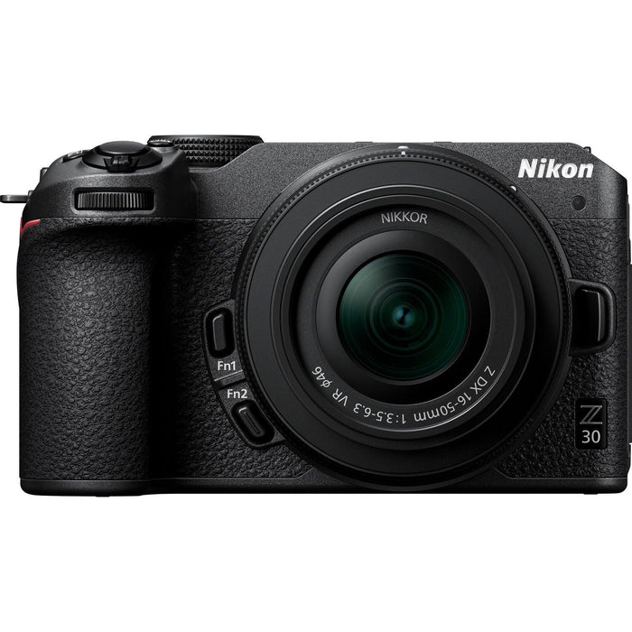 Nikon Z 30 + Nikon NIKKOR Z DX 16-50mm f/3.5-6.3 VR, Black + Nikon NIKKOR Z DX 50-250mm f/4.5-6.3 VR + Lexar Professional 800x 64GB SD Card - Foto Ottica Cavour