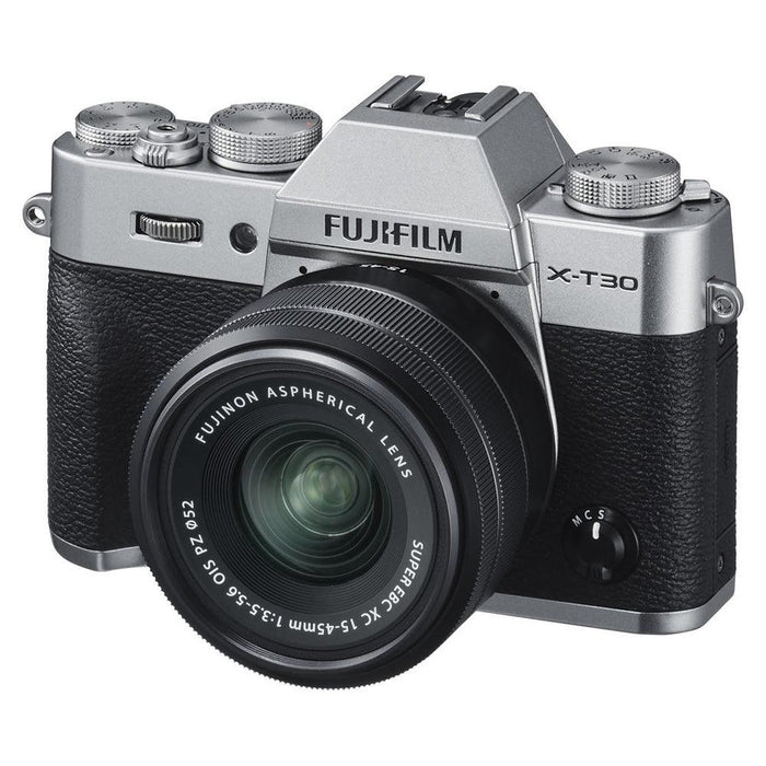 Fujifilm X-T30 II, Silver + Fujifilm FUJINON XC 15-45mm f/3.5-5.6 OIS PZ - Foto Ottica Cavour
