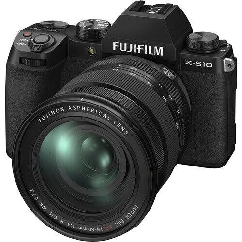 Fujifilm X-S10, Black + Fujifilm FUJINON XF 16-80 f/4 R OIS WR - Foto Ottica Cavour