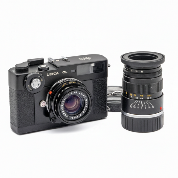 Leica CL + Leitz 40mm f/2 e 90mm f/4