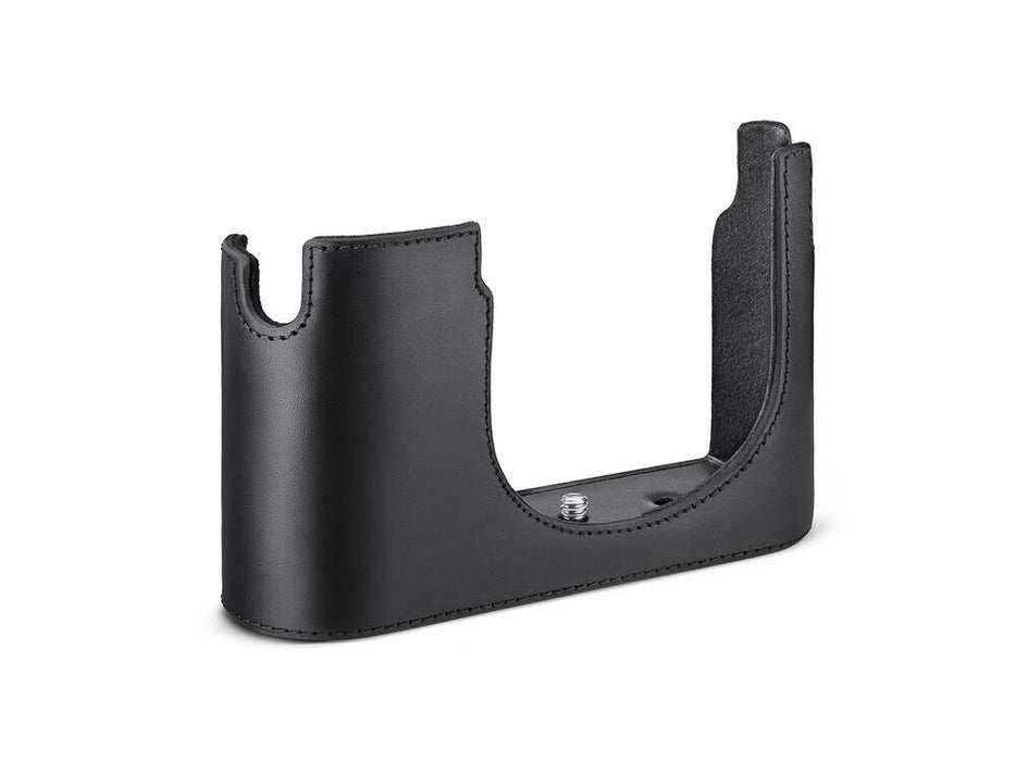 Leica Half Case di protezione per Leica Q3 (pelle, Black)