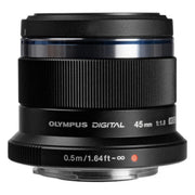 Olympus M.Zuiko Digital 45mm f/1.8, Black - Foto Ottica Cavour