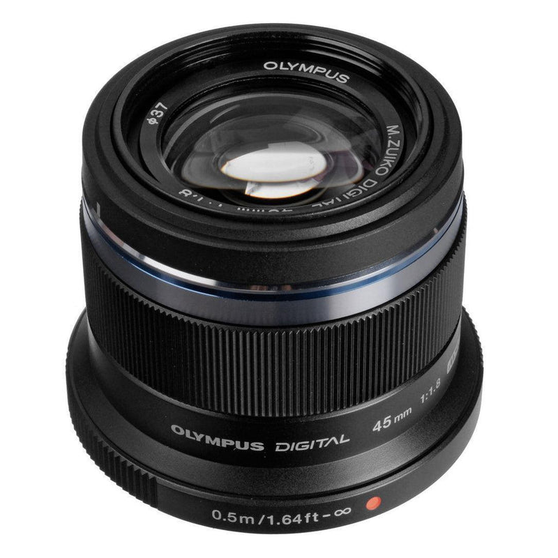 Olympus M.Zuiko Digital 45mm f/1.8, Black - Foto Ottica Cavour