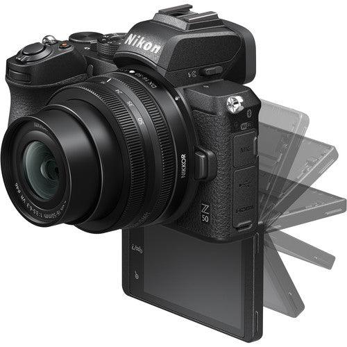 Nikon Z 50 + Nikon NIKKOR Z DX 16-50mm f/3.5-6.3 VR, Black + Nikon NIKKOR Z DX 50-250mm f/4.5-6.3 VR + Lexar Professional 800x 64GB SD Card - Foto Ottica Cavour