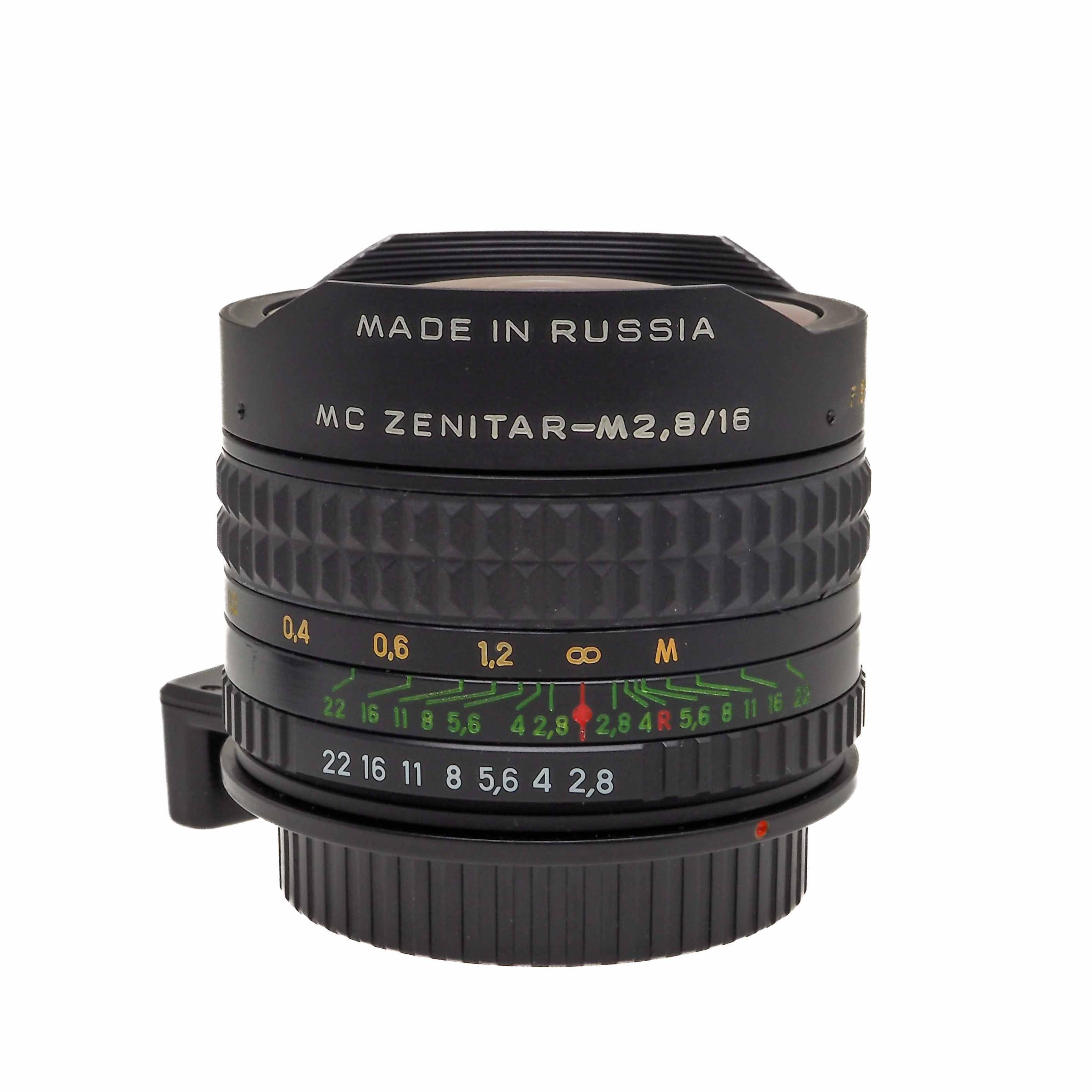 Zenit MC Zenitar 16mm f/2.8 Fisheye + Filtro M26,5x0,5 — Foto