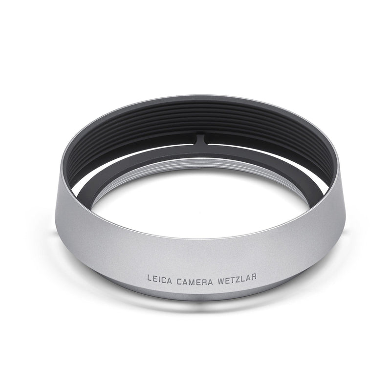 Leica paraluce alluminio rotondo per Leica Q3, Silver - Foto Ottica Cavour