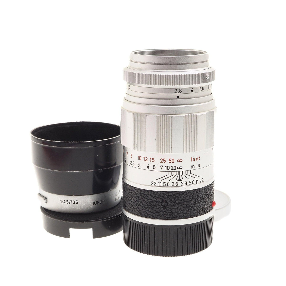 Leitz Wetzlar ELMARIT 90mm f/2.8, silver — Foto Ottica Cavour