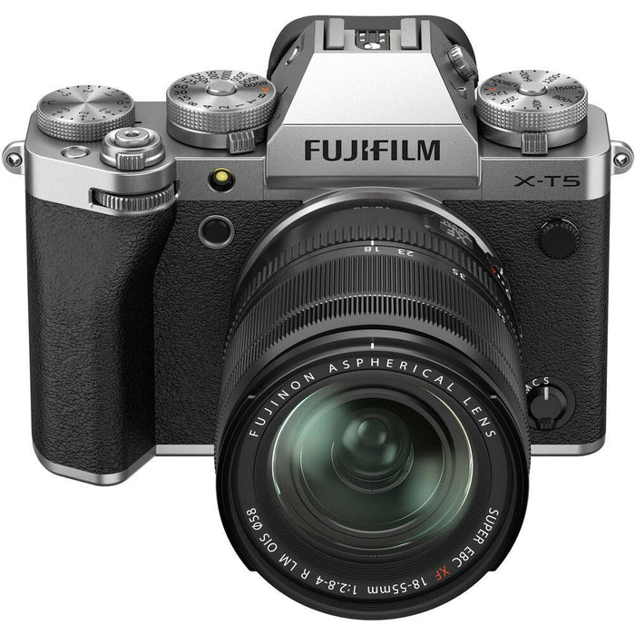 Fujifilm X-T5, Silver + Fujifilm FUJINON XF 18-55mm f/2.8-4 R LM OIS - Foto Ottica Cavour