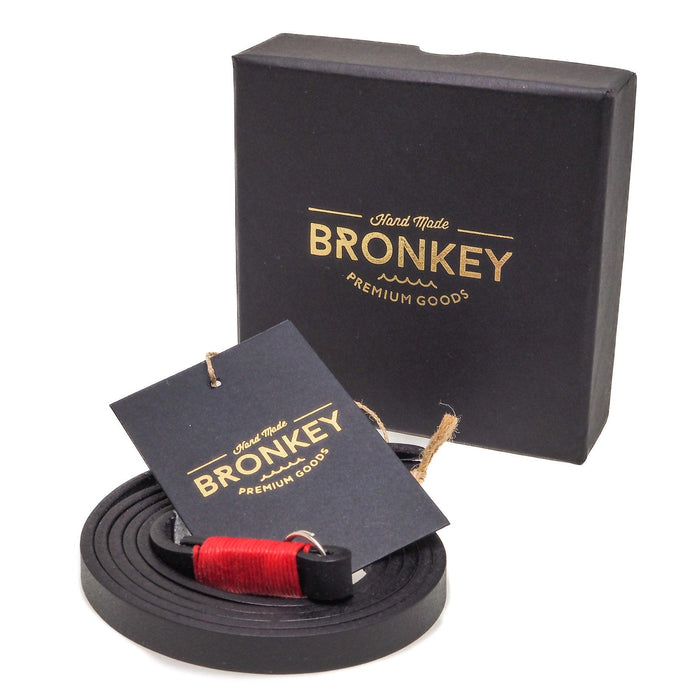 Bronkey - Tracolla Handmade Tokyo #101 (Black & Red) - Foto Ottica Cavour