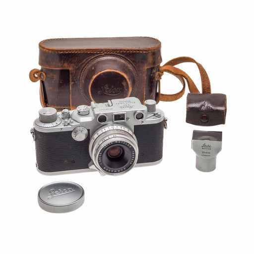 Leica IIIc + 35mm f/2.8, SIMOM + Mirino + borsa