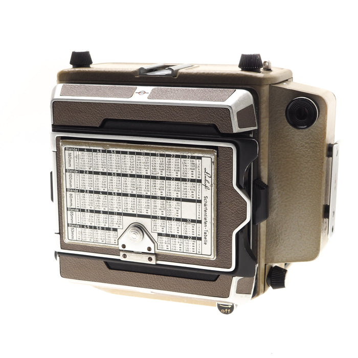 Linhof Super Technika V 2x3”, 100mm f/3.5, 65mm f/8